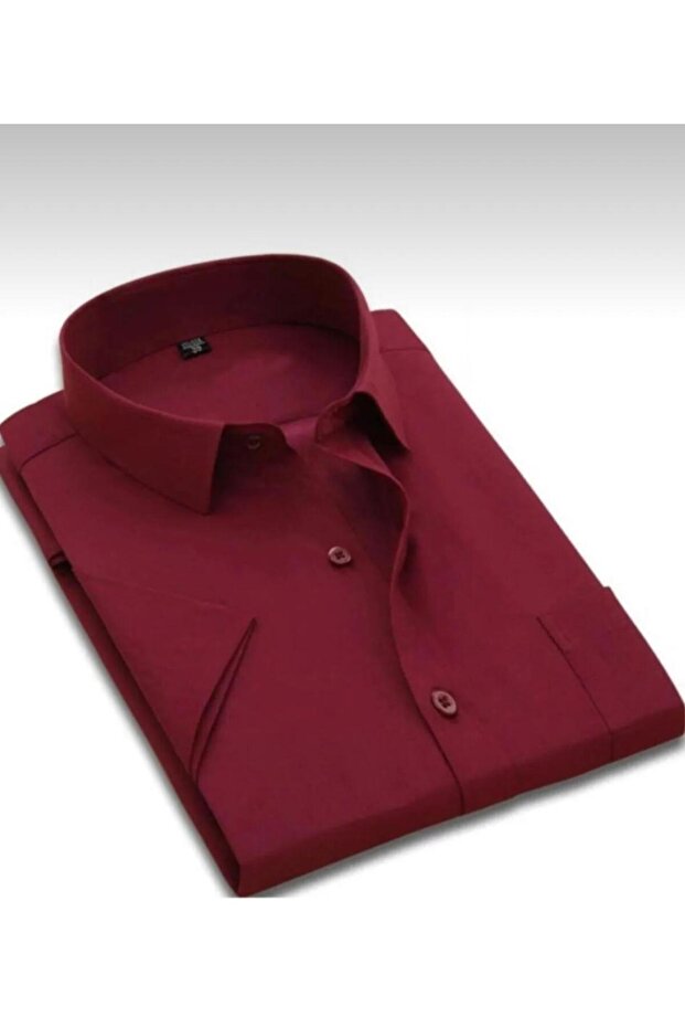 Men's Classic Cut Dakron Fabric Single Pocket Short Sleeve Shirt