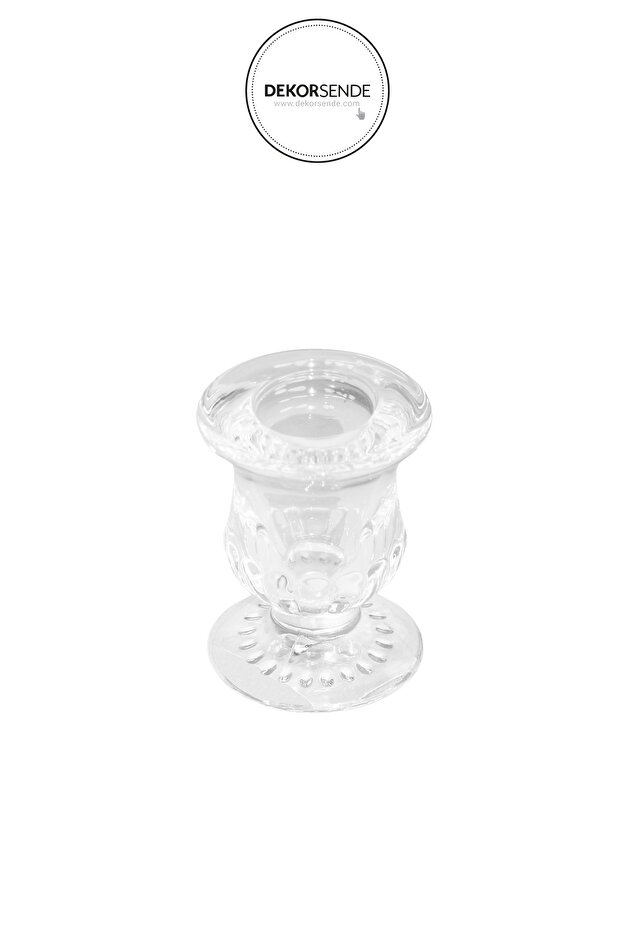 Mini Dekor Cam Şamdan - 2