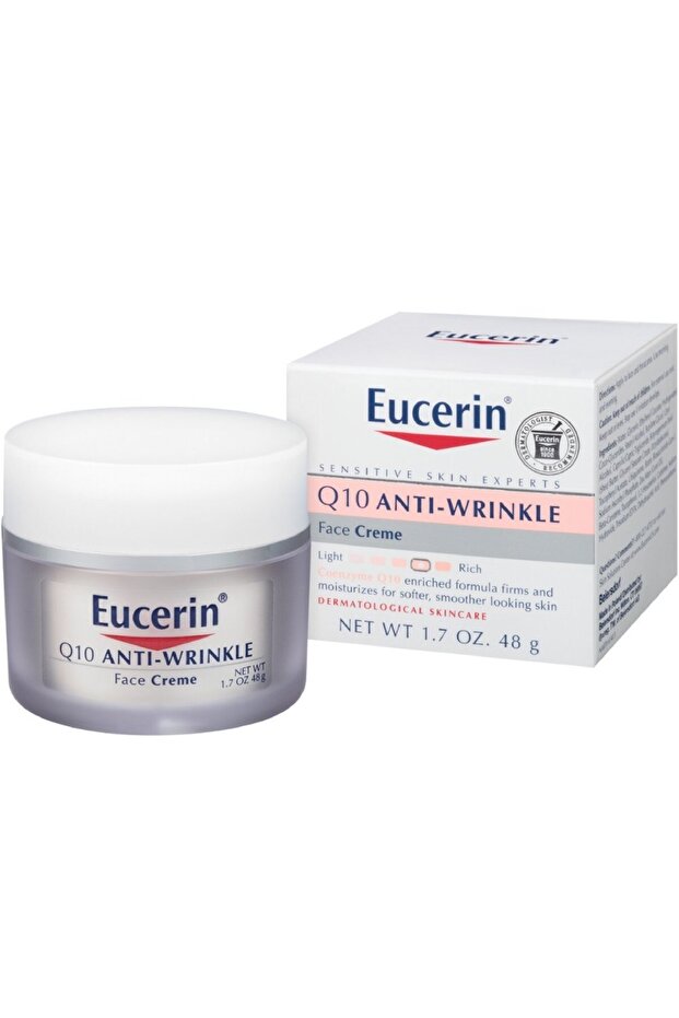 Eucerin Q10 Anti-Wrinkle Sensitive Skin Creme 1.7 oz (48 g) - 1