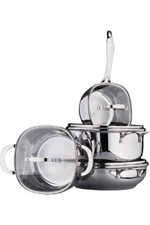 8 Parça Tencere Seti - 1