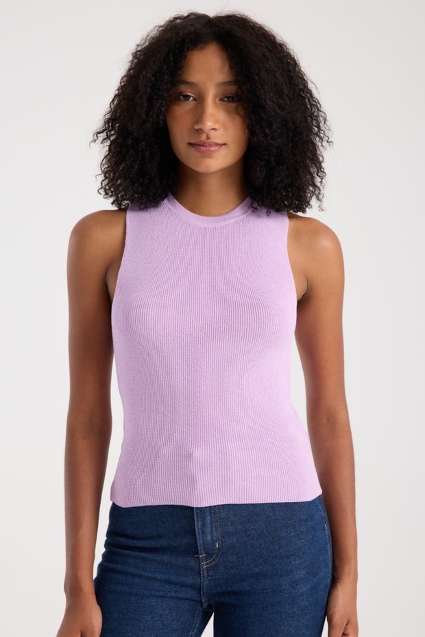 Basic Kolsuz Crop Kadın Triko - 7