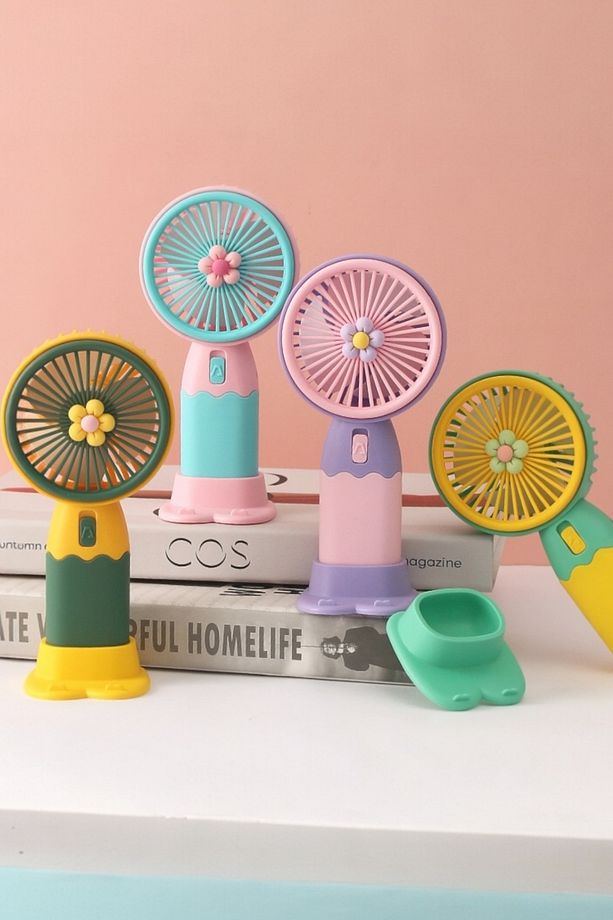 Taşınabilir Mini Fan Soğutucu Masa Üstü Vantilatör Usb Şarjlı Pratik - 2