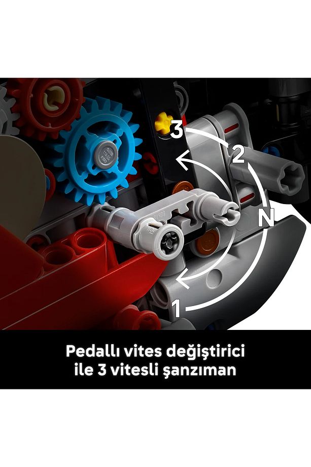 ® Technic Ducati Panigale V4 S Motosiklet 42202 - 18+ Yaratıcı Model Yapım Seti (1603 Parça) - 8