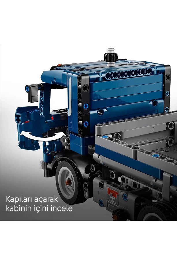 ® Technic Damperli Kamyon 42203 - 9+ Koleksiyonluk Yaratıcı Oyuncak Model Yapım Seti (462 Parça) - 9