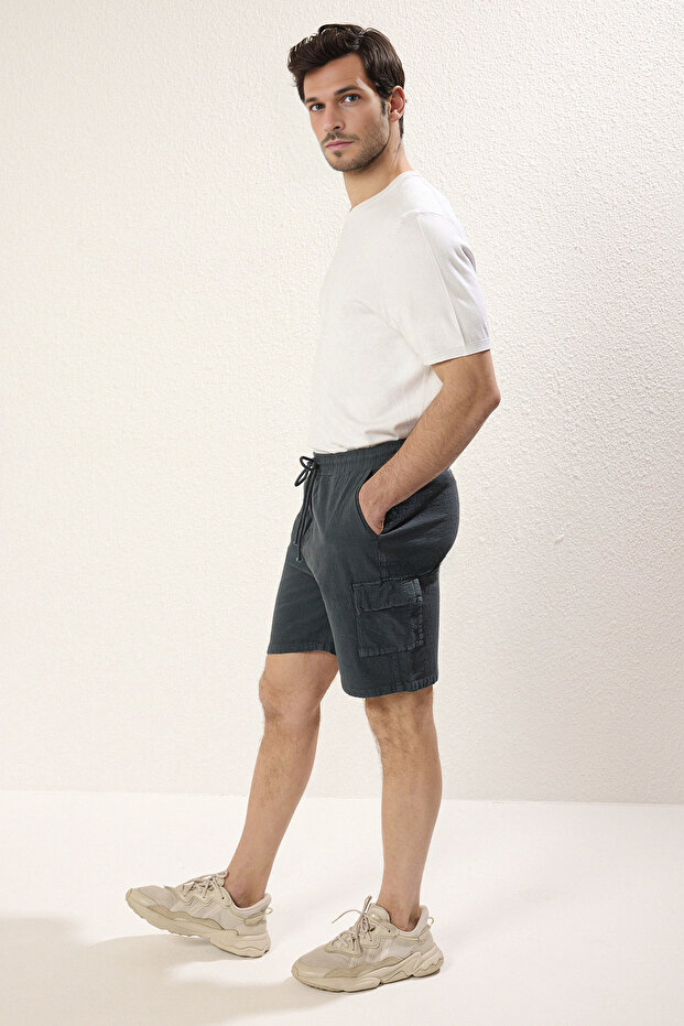 Antrasit Loose Şort & Bermuda TMNSS25SR00007 - 1