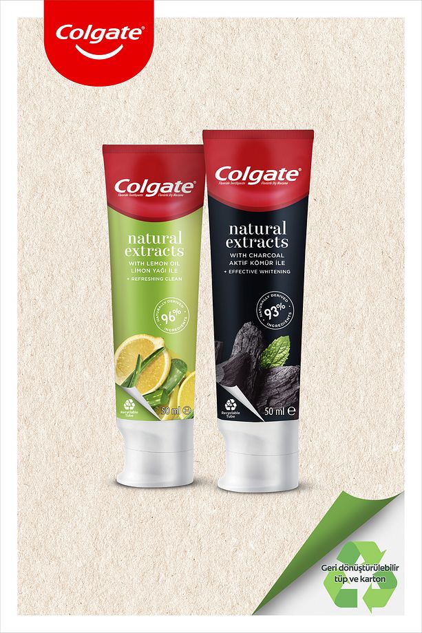 Natural Extracts Aktif Karbon ve Nane Diş Macunu 50 ml x2 + Diş Fırçası Kabı Hediye - 7