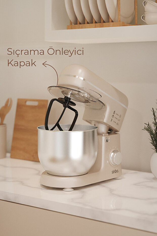 Smx-2771 Stand Mikser | 1300w, 5l, Hamur Yoğurma Stand Mikser - Mutfak Şefi - 7
