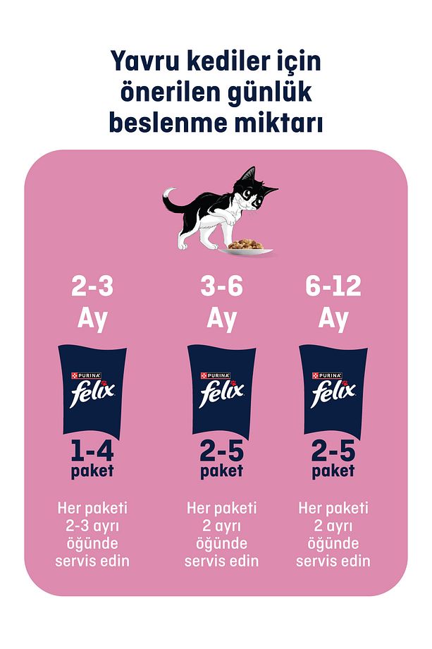 Yavru Sığıretli Yaş Kedi Maması 26 Adet X 85 Gr. ( Yeni Paket) - 4