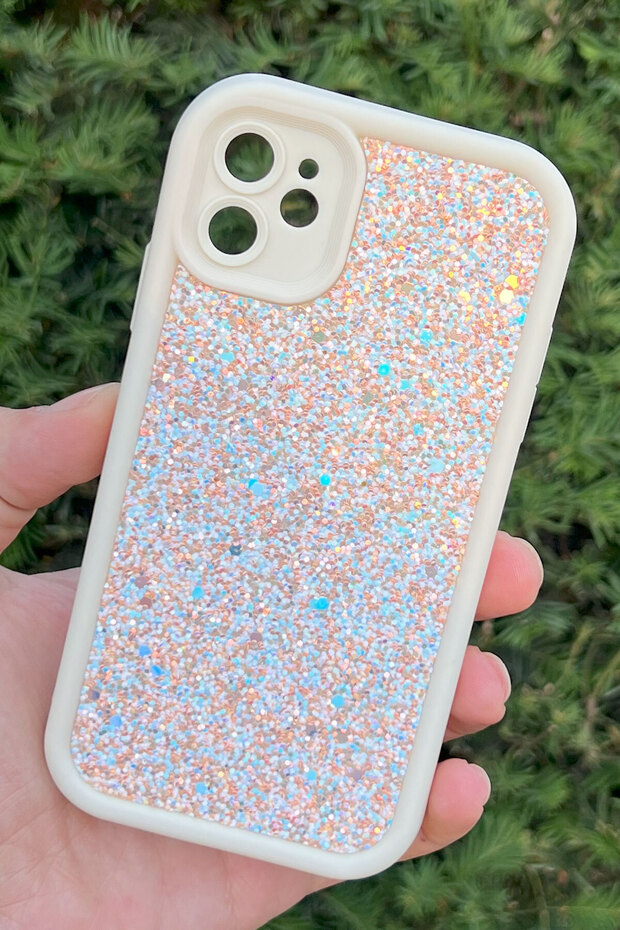 iPhone 11 Case Stone Sparkle Anti-Knock Silicone Cover
