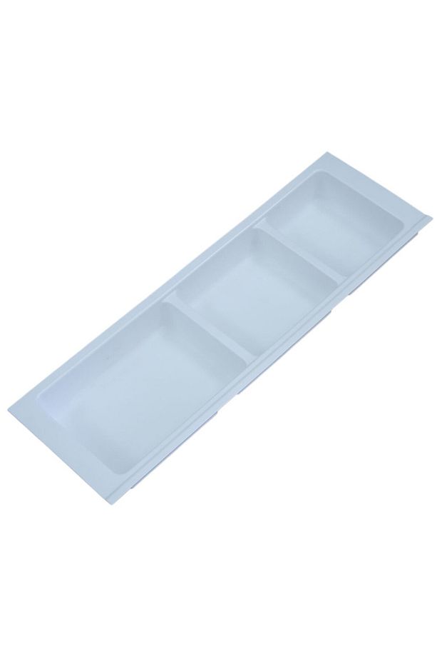Mutfak Çekmece İçi Üç Bölmeli Kaşıklık 16cm X 48cm Beyaz - 2