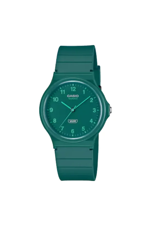 CASIO Unisex Analog Green Dial Watch - MQ-24B-3BDF - 1