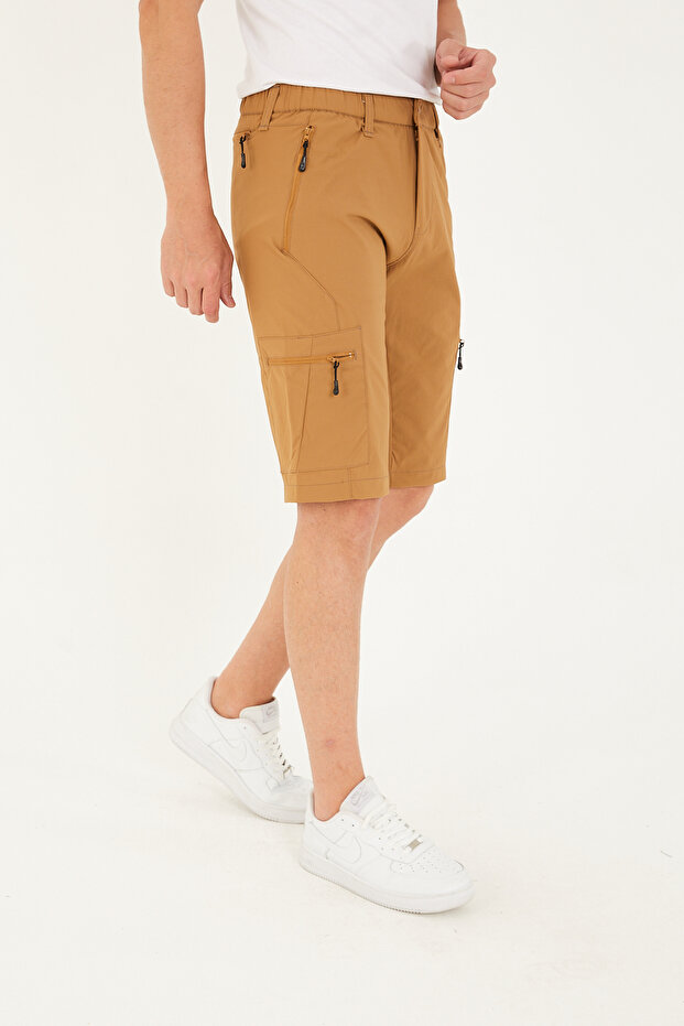 Camp715 Outdoor Tactical Water Repellent Summer Men's Mustard Tactical Shorts