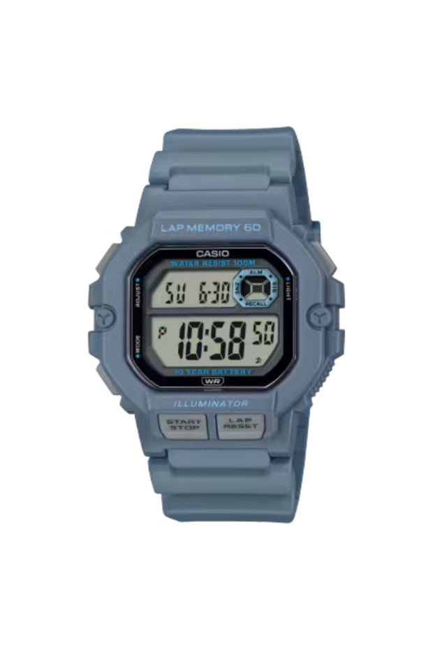 CASIO Men's Digital Grey Dial Watch - WS-1400H-2AVDF