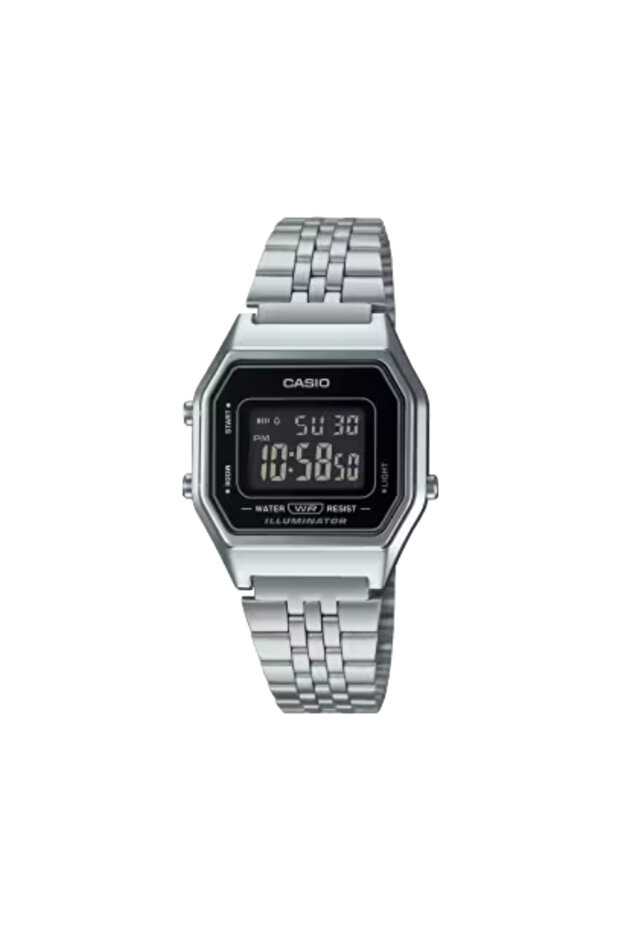 CASIO Women's Digital Grey Dial Watch - LA680WA-1B