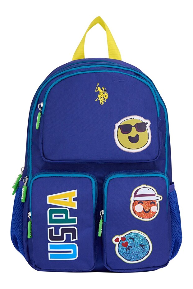 حقيبة ظهر مدرسية باللون الأزرق Plcan25008 - 1