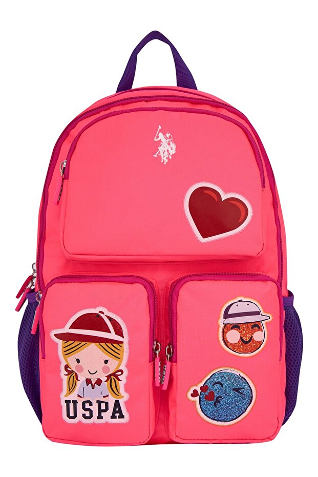 حقيبة ظهر مدرسية باللون الوردي Plcan25010 - 1