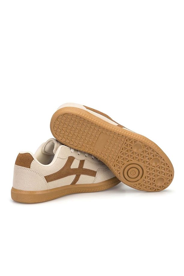 DS Ruby Süet Bej Taba Kadın Sneaker - 3