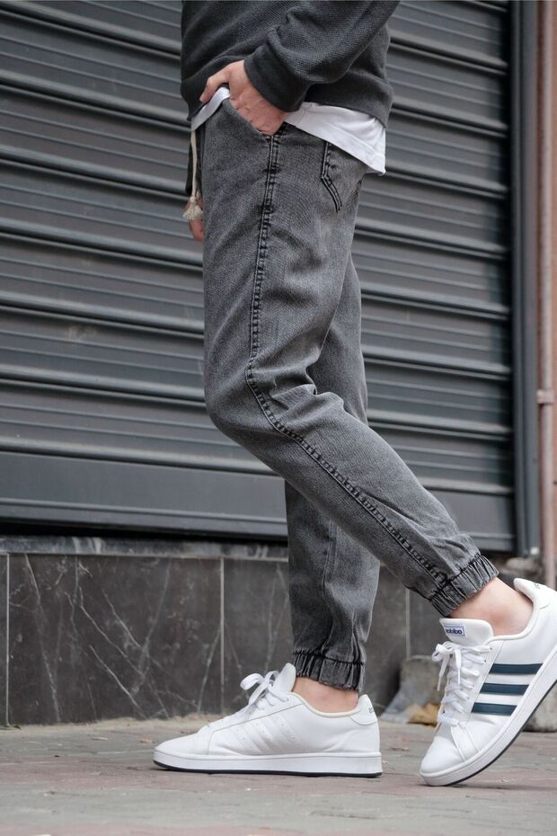 Men's Jogger Pants |   Waist and Legs Elastic, Lace-Up, Stretchy Fabric, New Season