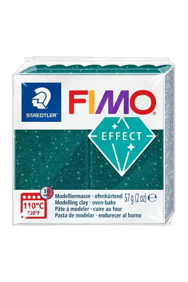 FIMO Effect Modeling Clay 57g Galaxy Green - 1