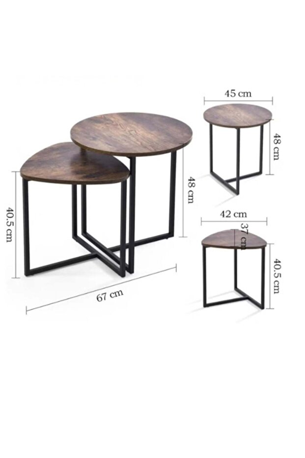 An artistic and elegant nesting table set for a modern and tidy space! - 4