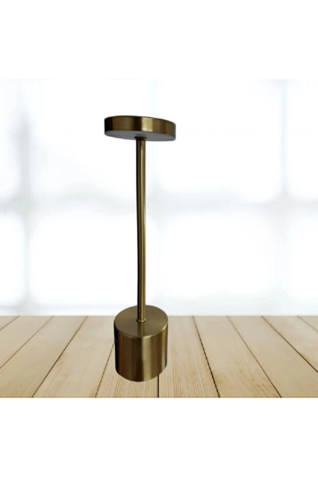 MİDİLLİ ŞARJLI MASA LAMBASI GOLD - 2