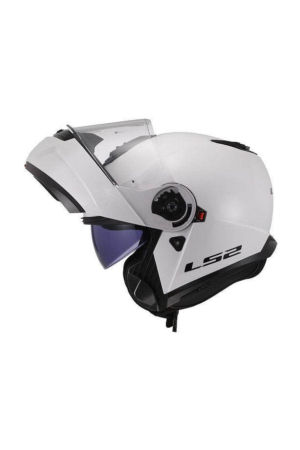 Strobe 2 Çene Açılır Beyaz Kask - 2