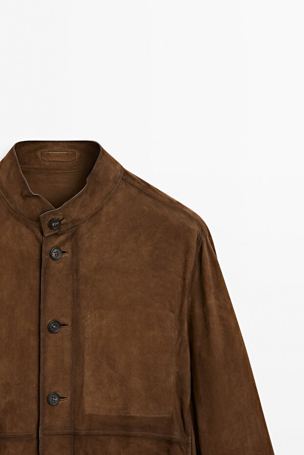 Süet deri ceket - 7