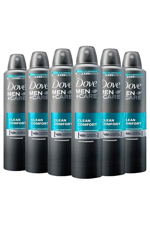 Men+Care Clean Comfort Aerosol Deodorant 150ml (Pack of 6)