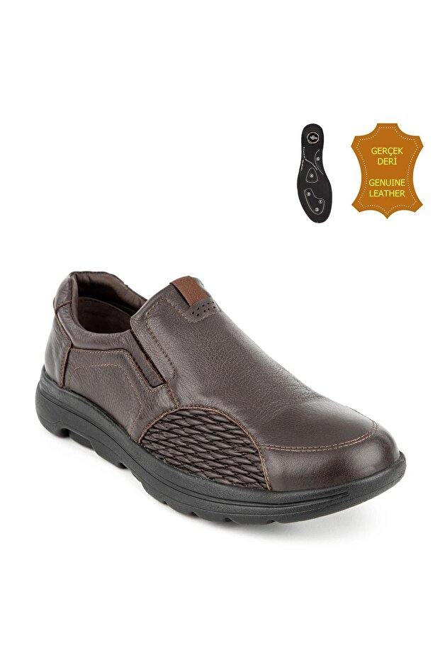 Denver 6 Nokta Anatomik-kemik Çık. Erkek Ayakkabı Koyu Kahve - 1