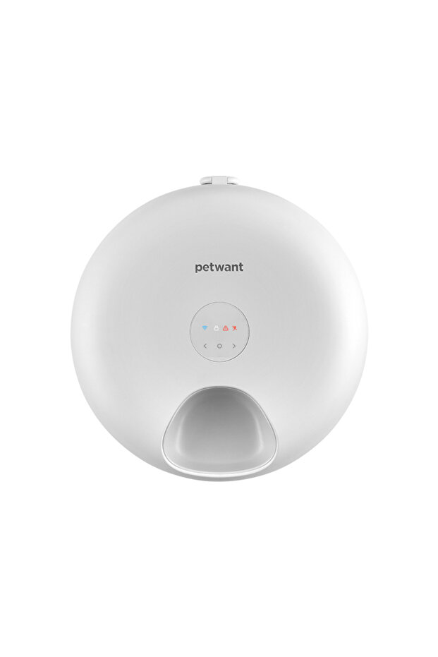 Automatic Pet Bowls 4 Meals Cordless Feeders with 2 Ice Packs, Cat & Dog Connect to Tuya App
