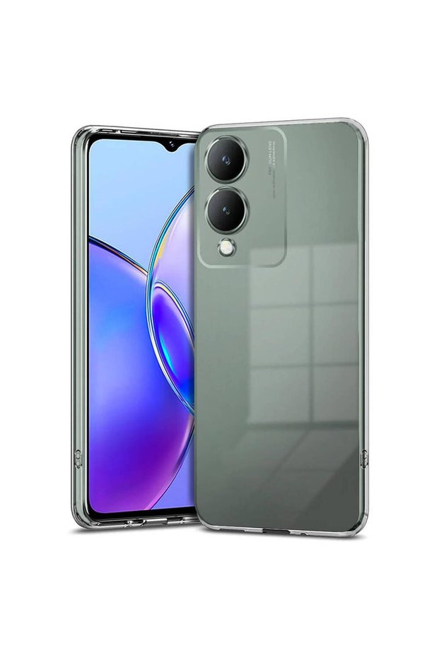Vivo Y17S Compatible Sys Super Silicone Case-Colorless
