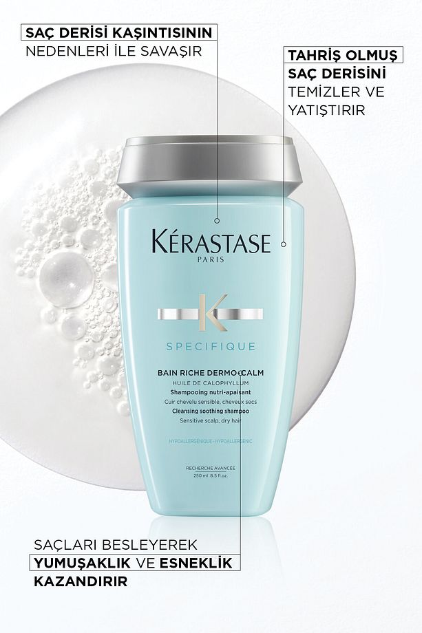 Specifique Bain Riche Dermo Calm Hassas Saç Derisi ve Kuru Saç Dipleri İçin Şampuan 250 ml - 2
