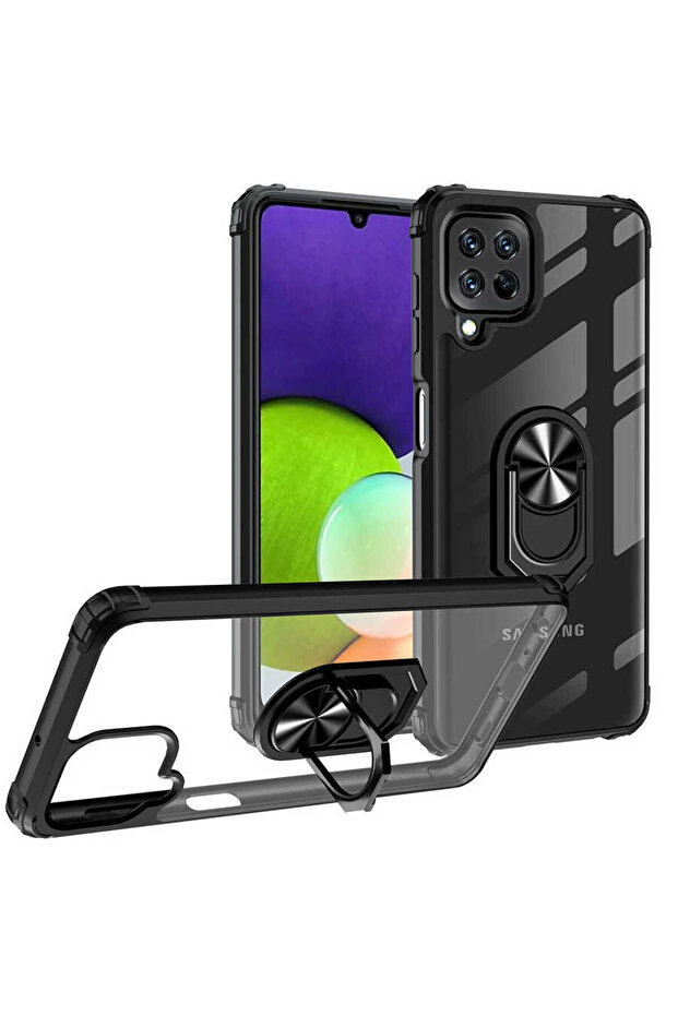 غطاء حماية لهاتف جالاكسي M32 من SYS - أسود - 3