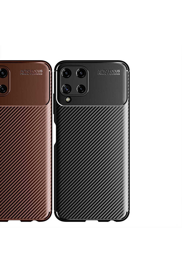 حافظة جالاكسي M32 SYS غطاء سيليكون نيغرو - بني - 8