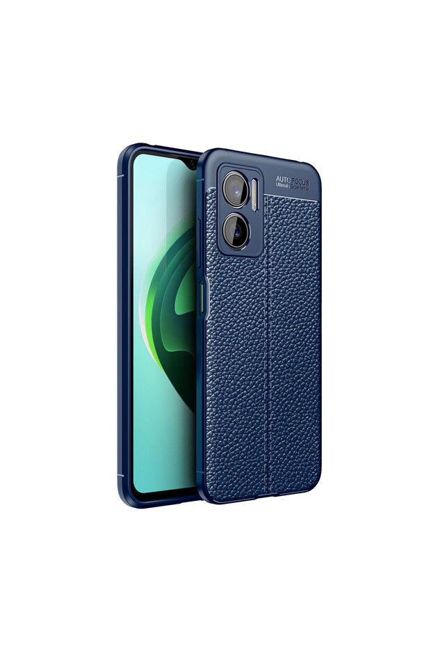 Redmi Note 11E Case Sys Niss Silicone Cover - Navy Blue