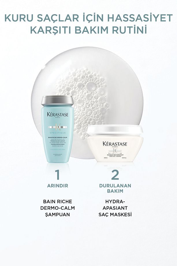 Specifique Bain Riche Dermo Calm Hassas Saç Derisi ve Kuru Saç Dipleri İçin Şampuan 250 ml - 3