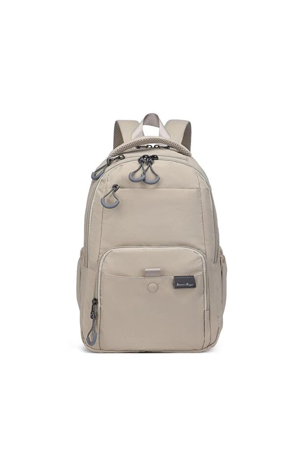 Extra Light Medium Size Unisex Backpack Bc 3243 - Beige