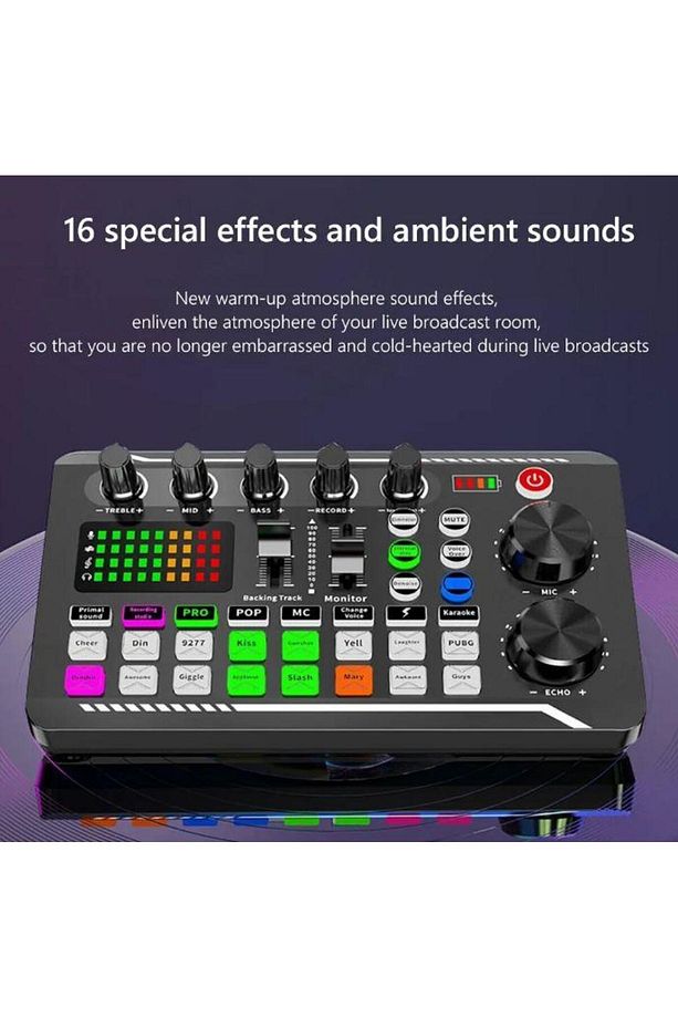 Stüdyo Ses Mikseri USB/MP3 XLR Mikrofon Bağlantısı New - 7