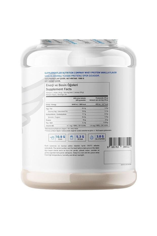 Whey Protein 1000 Gr - Vanilya - 2