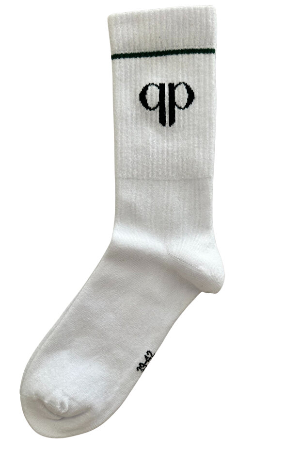 Tennis Socks Ribbed White Unisex - Premium Quality Tennis Socks Socket Size Cotton