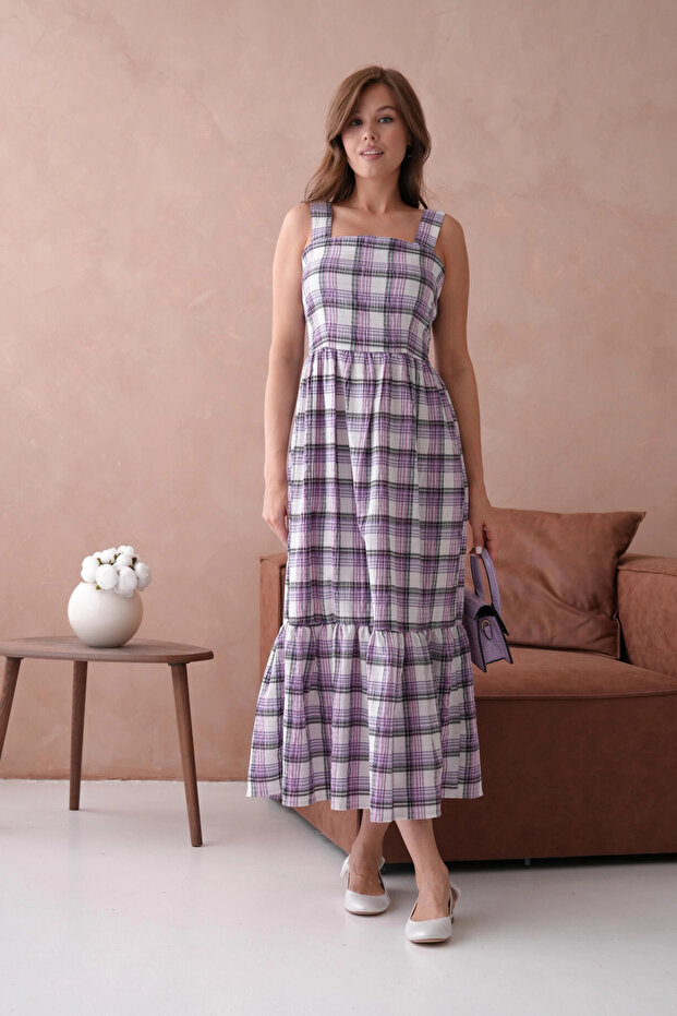 Yazlık Dokuma Elbise - 1