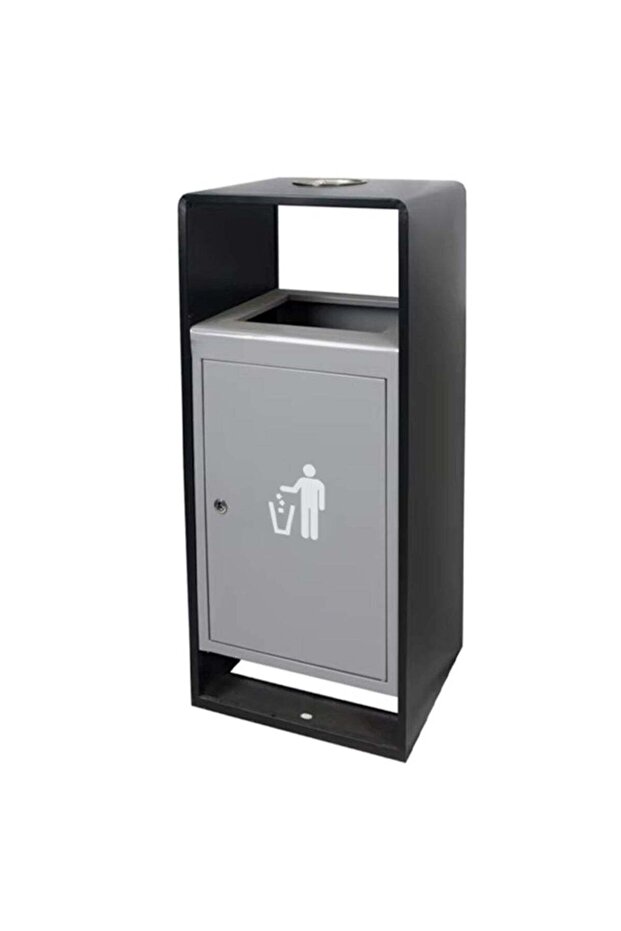 Durable Outdoor Dustbin for Home and Commercial Use Black