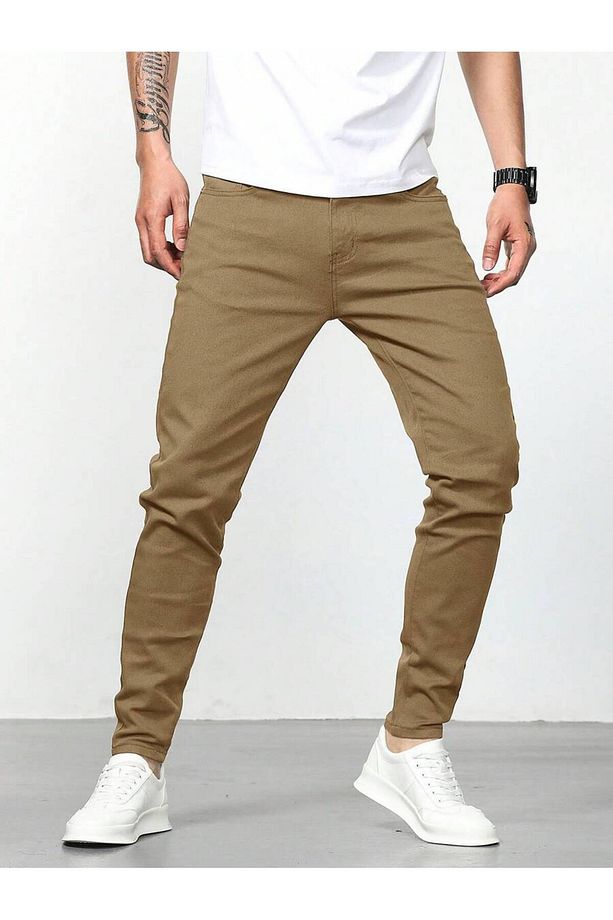 Erkek Regular Fit Normal Kesim Kot Pantolon - 4