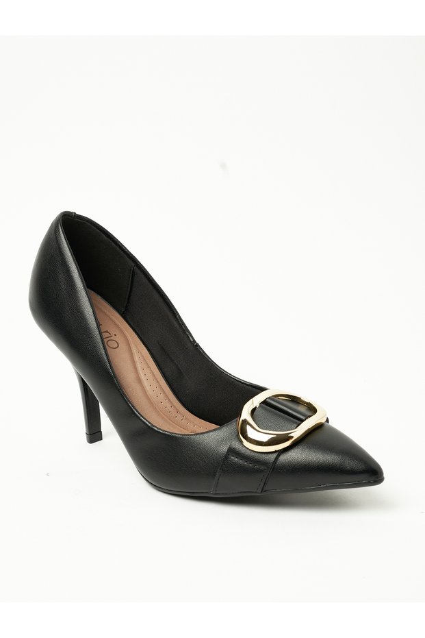 Ladies High Heel Shoes Black | Made In Brazil