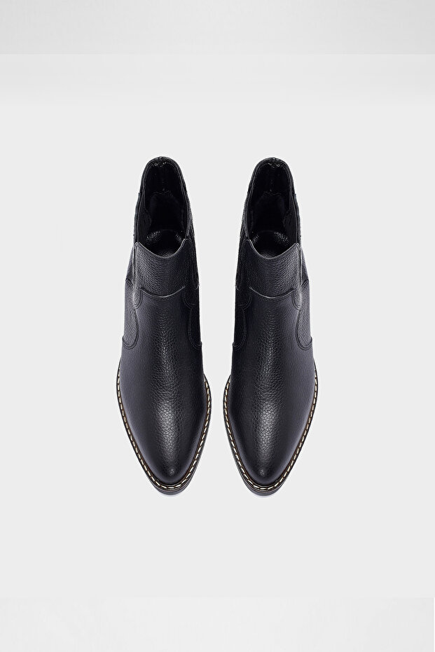 Leıce2-tr - Siyah Kadın Kovboy Botu - 6