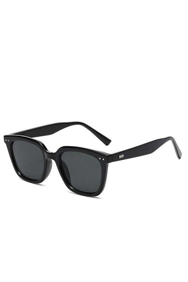 Brink Black Bone Frame Black Glass Vintage Retro Sunglasses Uv400