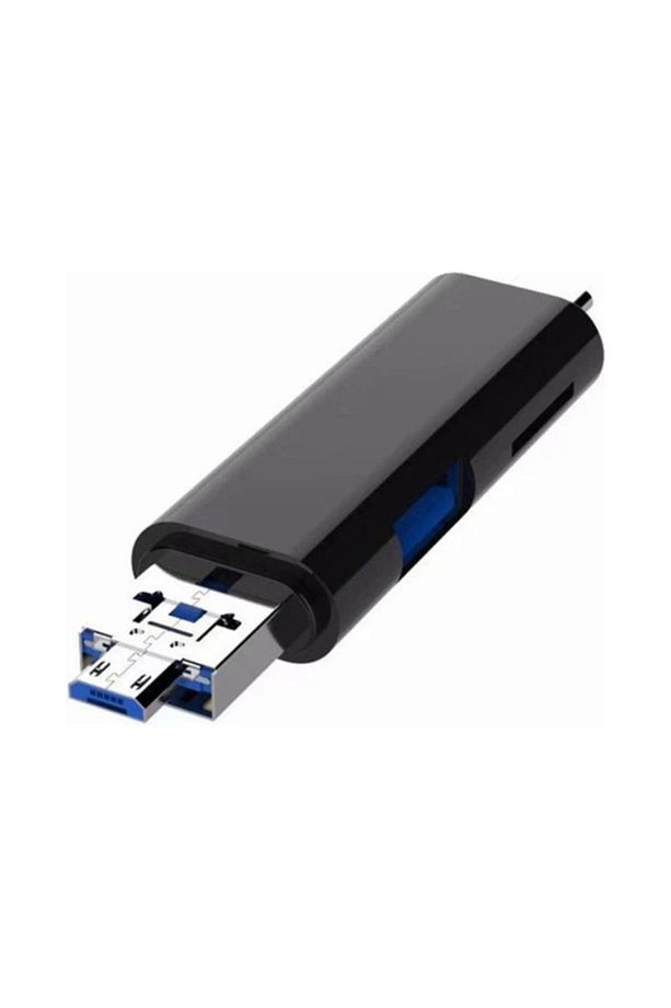 Type-c 3'ü 1 Arada Otg Akıllı Kart (SMART CARD) Ve Hafıza Kartı Okuyucu - 2