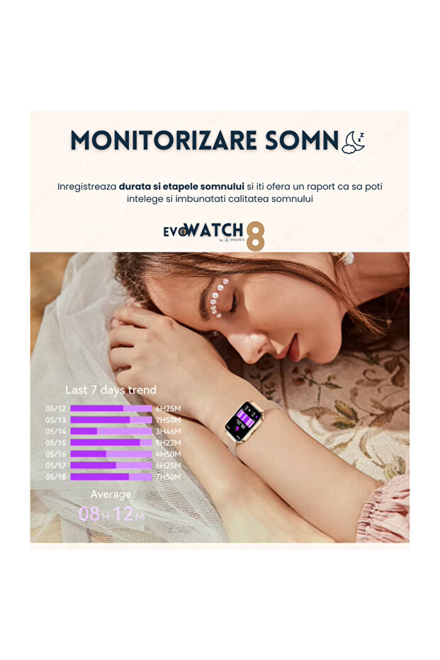 Ceas inteligent Evolve-x EvoWatch 8 - 8