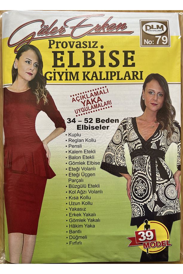 Provasız Elbise Giyim Kalıpları No:79 - 3