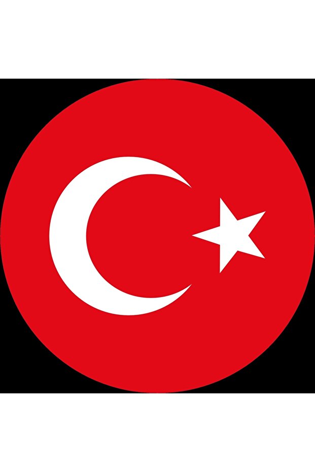 Türkiye Flag Sticker 10X10 cm Colorful Sticker
